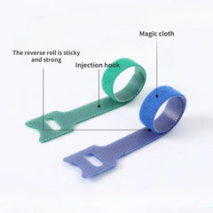 Cat Head Nylon Self-adhesive Cable Tape Data Cable Binding Strap