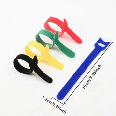 Cat Head Nylon Self-adhesive Cable Tape Data Cable Binding Strap