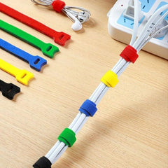 Cat Head Nylon Self-adhesive Cable Tape Data Cable Binding Strap