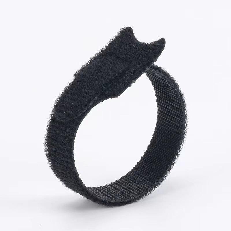 Cat Head Nylon Self-adhesive Cable Tape Data Cable Binding Strap