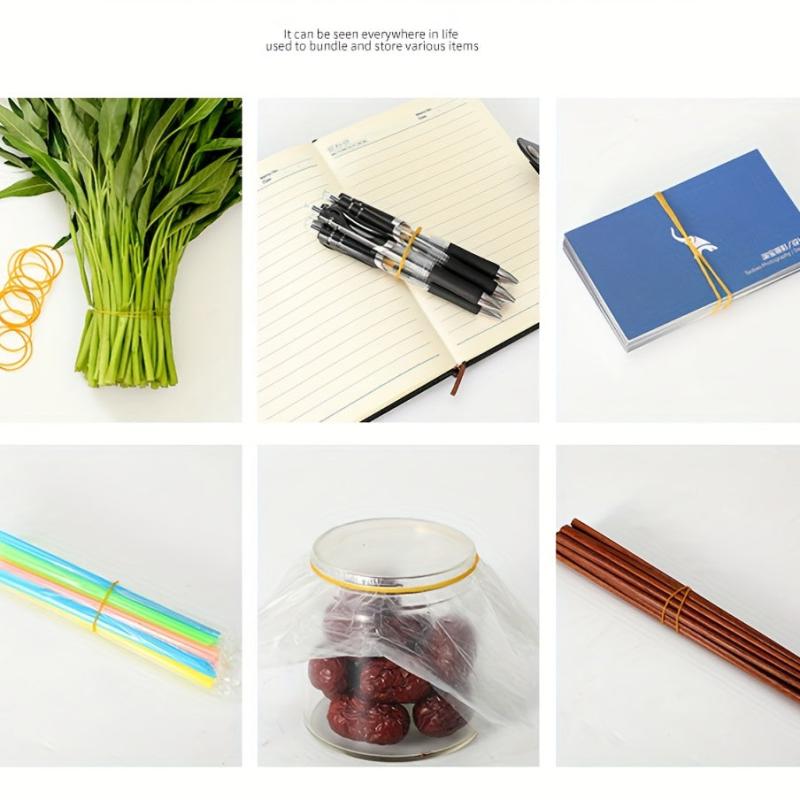 38mm Rubber Bands 200pcs Multiple Colors