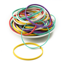 38mm Rubber Bands 200pcs Multiple Colors