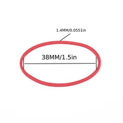 Colorful 38MM High Stretch Rubber Bands for Hair, 100-500pcs
