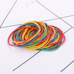 Colorful 38MM High Stretch Rubber Bands for Hair, 100-500pcs