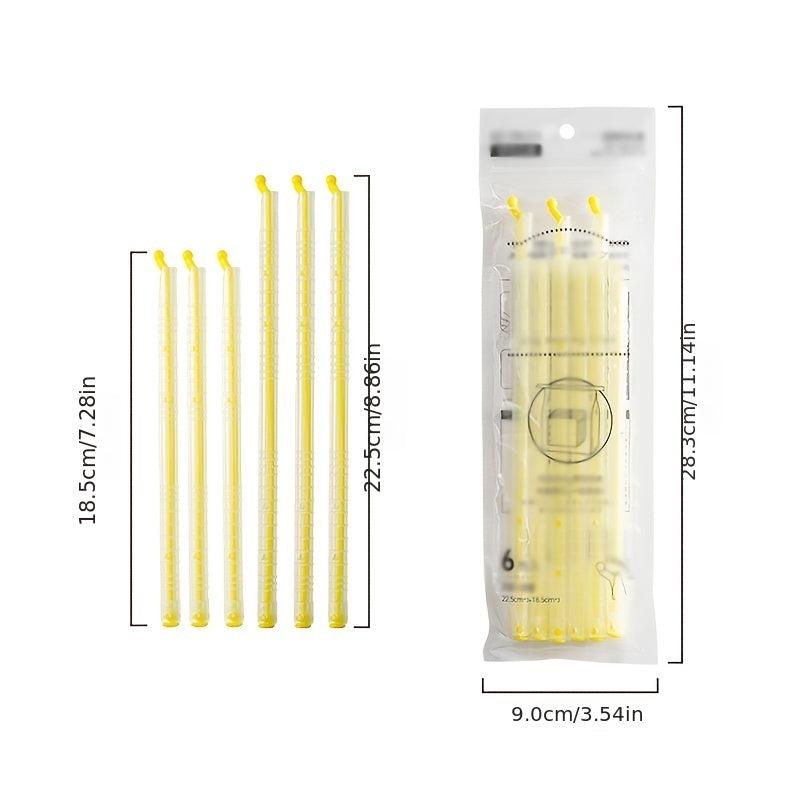 6pcs Seal Bag Sealer For Snack Chips and Food Storage Clamp Stylish