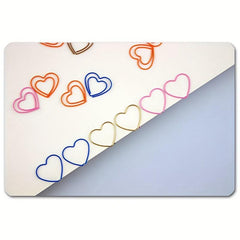 50pcs Mixed Love Paper Clip Boxed Creative Cartoon Special Shaped Metal Clip