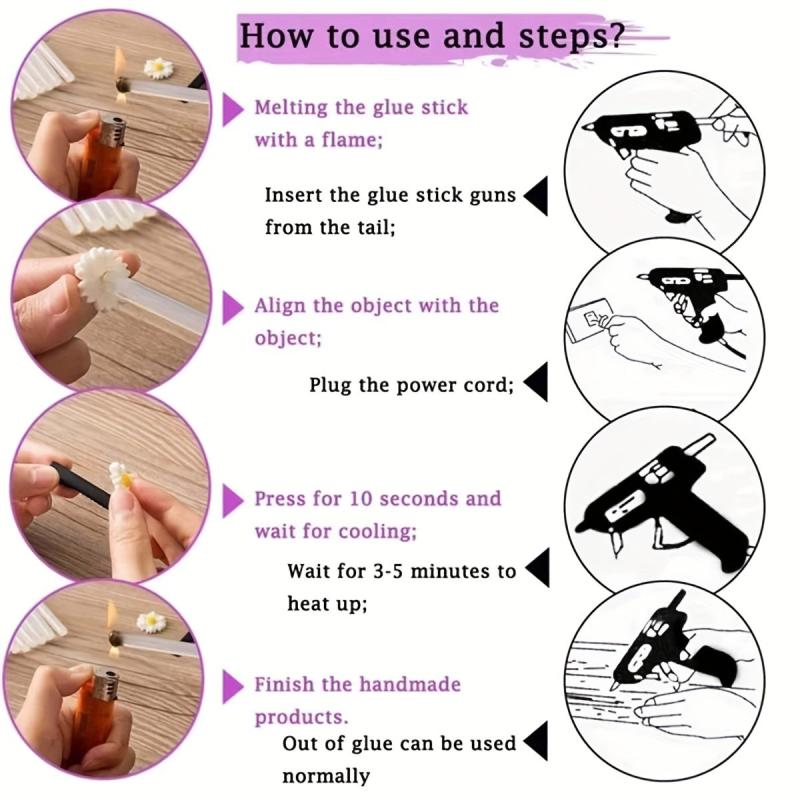 9pcs High Temp Hot Melt Glue Stick