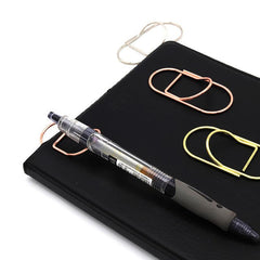 5pcs Fat Metal Pen Clip for Notebooks, Convenient Carry Fixed Pen Buckle