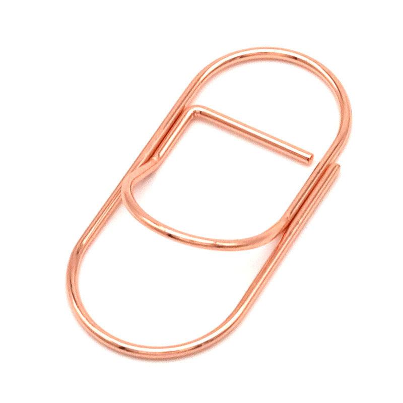 5pcs Fat Metal Pen Clip for Notebooks, Convenient Carry Fixed Pen Buckle