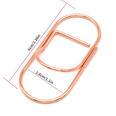 5pcs Fat Metal Pen Clip for Notebooks, Convenient Carry Fixed Pen Buckle