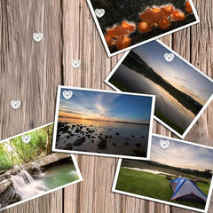 100 Clear Heart Push Pins for Cork Boards Posters Photos Maps