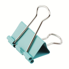 24pcs Medium Colored Binder Clips Paper Clamps Office Clamps