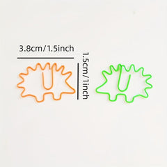 20pcs Hedgehog Paper Clips, Funny Office Supplies