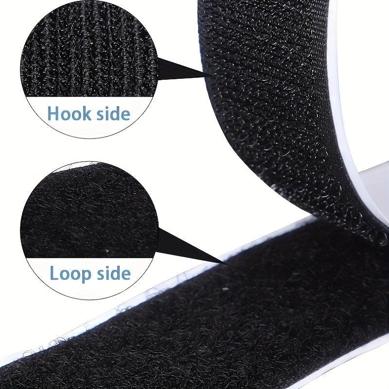 25mm Adhesive Hook And Loop Tape High Strength DIY Fastening Tool Home Use