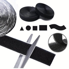 25mm Adhesive Hook And Loop Tape High Strength DIY Fastening Tool Home Use