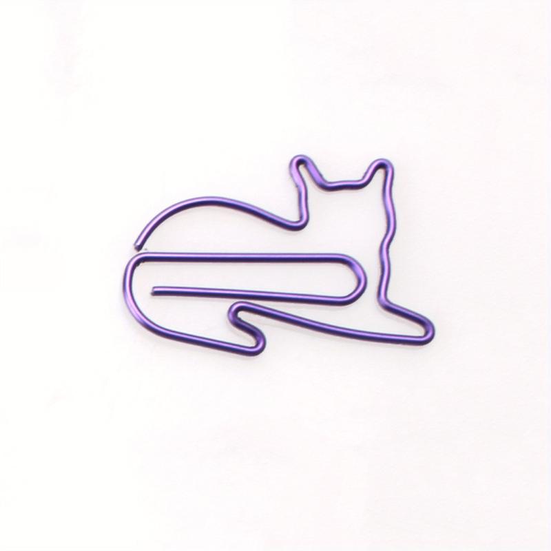 5pcs 32mm Cat Paper Clip Business Creative Gift Student Supplies