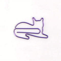 5pcs 32mm Cat Paper Clip Business Creative Gift Student Supplies