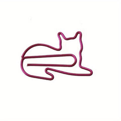 5pcs 32mm Cat Paper Clip Business Creative Gift Student Supplies