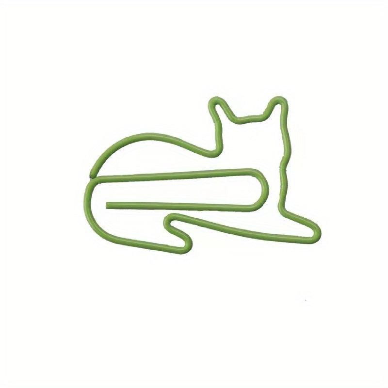 5pcs 32mm Cat Paper Clip Business Creative Gift Student Supplies
