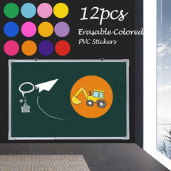 12pcs Multicolor PVC Stickers Teacher Student Reminder