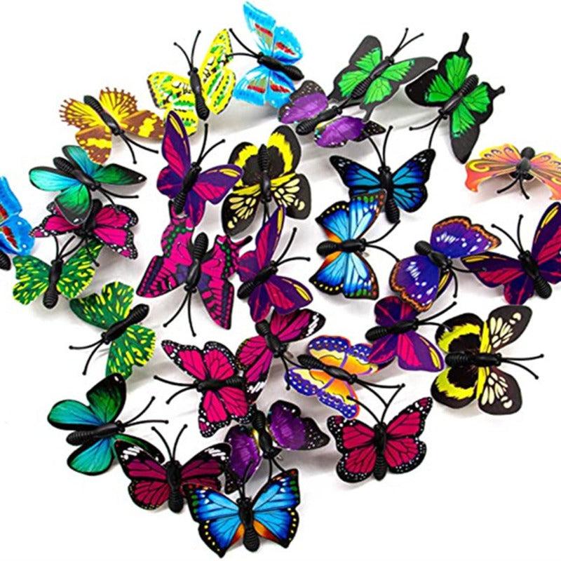 10pcs Butterfly Thumb Tacks Decorative Push Pins for Photo Wall Cork Board