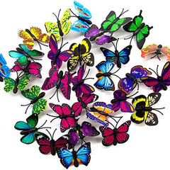 10pcs Butterfly Thumb Tacks Decorative Push Pins for Photo Wall Cork Board