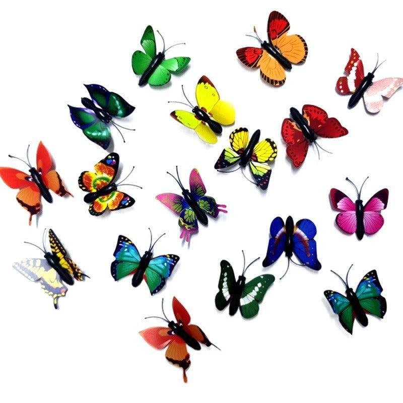 10pcs Butterfly Thumb Tacks Decorative Push Pins for Photo Wall Cork Board