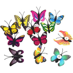 10pcs Butterfly Thumb Tacks Decorative Push Pins for Photo Wall Cork Board