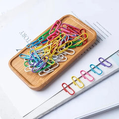 160pcs Multifunctional Paper Clip In Canisters Office Supplies