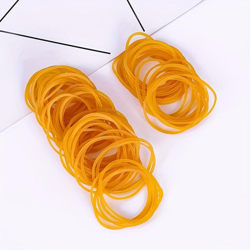 100pcs Yellow Rubber Bands High Temp Resistant & Cow Leather