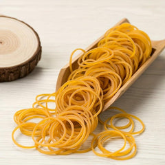100pcs Yellow Rubber Bands High Temp Resistant & Cow Leather