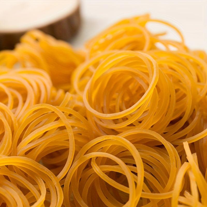 100pcs Yellow Rubber Bands High Temp Resistant & Cow Leather