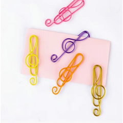 10pcs Musical Note Metal Paper Clips for Arts & Crafts