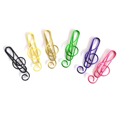 10pcs Musical Note Metal Paper Clips for Arts & Crafts