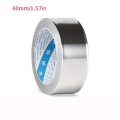 Thickened Aluminum Foil Tape 0.1mm 20m Roll - High Temp Resistant Leak Repair