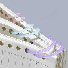 32pcs Loose Leaf Rings Planner Binder Hoops Albums Office Binding Supplies