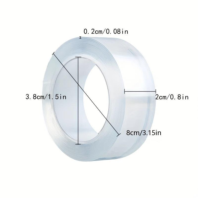 Heavy Duty Double Sided Tape Clear Tough and Removable for Mounting