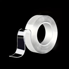 Heavy Duty Double Sided Tape Clear Tough and Removable for Mounting
