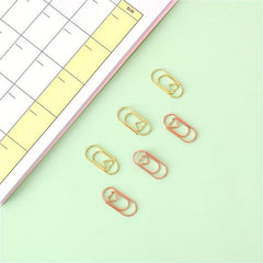 50pcs Paper Clips For Office School Home Desk Organizers Bookmark Clip