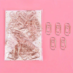 50pcs Paper Clips For Office School Home Desk Organizers Bookmark Clip