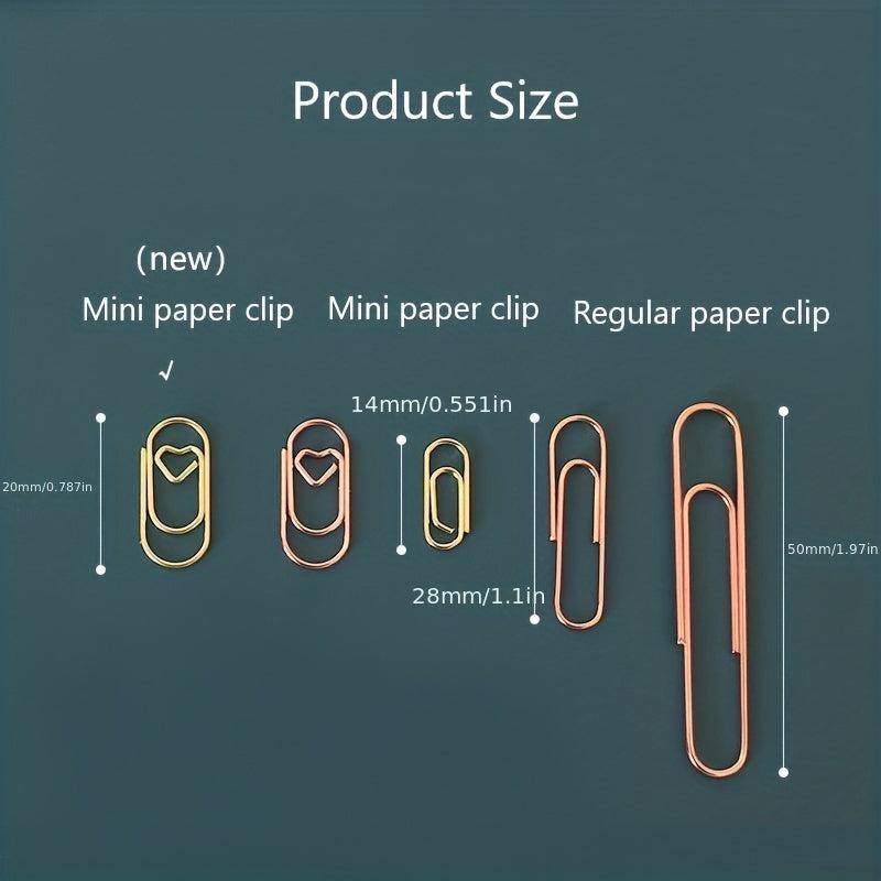 50pcs Paper Clips For Office School Home Desk Organizers Bookmark Clip