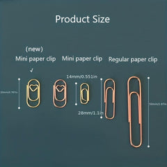 50pcs Paper Clips For Office School Home Desk Organizers Bookmark Clip