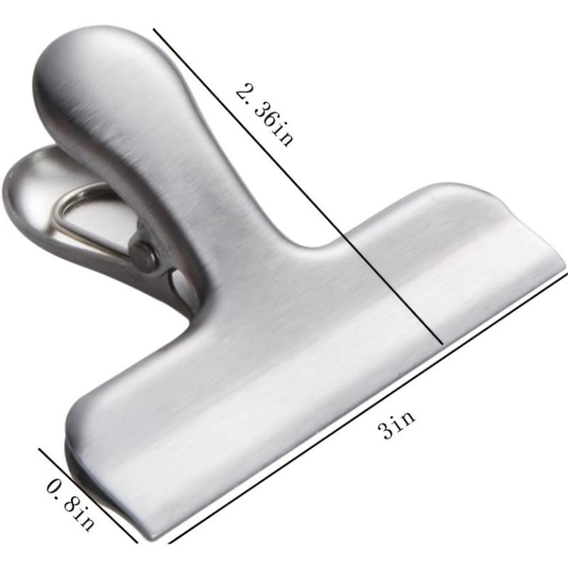62 Cm Stainless Steel Bill Clip Paper Clip Snack Bag Clip High Elasticity