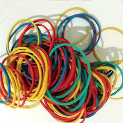 100pcs Colorful High Elastic Rubber Band Cowhide Band