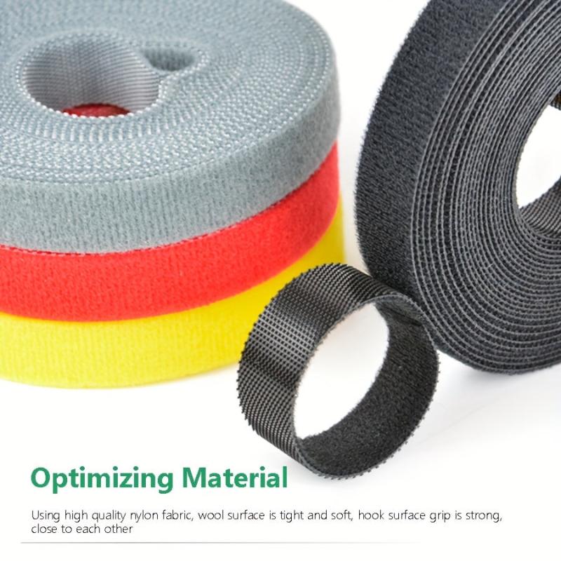 4pcs 3m 15mm Magic Tape Roll, Reusable Ties for Cutting, Resealable Magic Tape