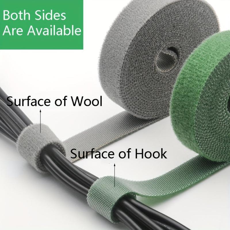 4pcs 3m 15mm Magic Tape Roll, Reusable Ties for Cutting, Resealable Magic Tape