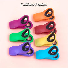 7pcs Colorful Magnetic Bag Clips 7 Colors for School Office Packages