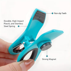 7pcs Colorful Magnetic Bag Clips 7 Colors for School Office Packages