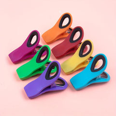 7pcs Colorful Magnetic Bag Clips 7 Colors for School Office Packages