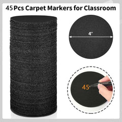 10 Carpet Sit Dots Circles Spot Markers for Classroom Decoration
